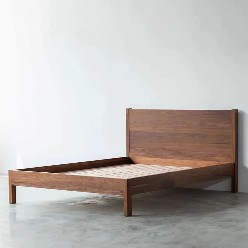Modern Platform Solid Wood Bed Frame
