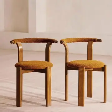 Woven-Seat Wooden Dining Chairs