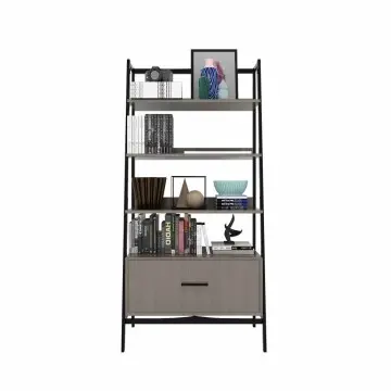 Industrial Metal and Wood Bookcase
