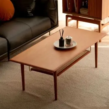 Modern Rectangular Wooden Design Coffee Table