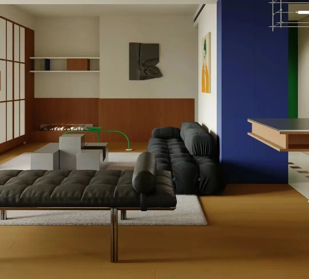 Maintain a balance of warm and cool colours