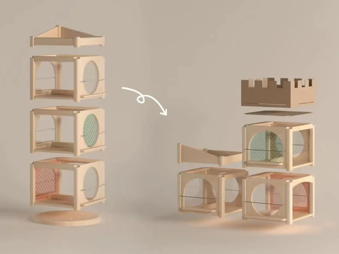 Modular and Multi-Functional Solid Wood Designs